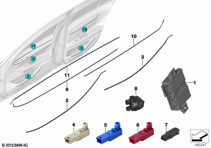 LED module/glasvezelkabel/regeleenheid