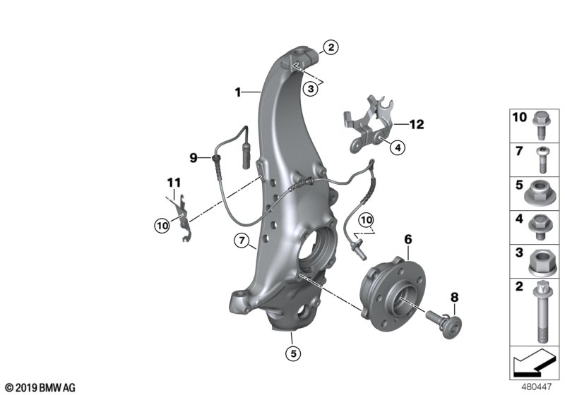 Fusee/wiellager v��r