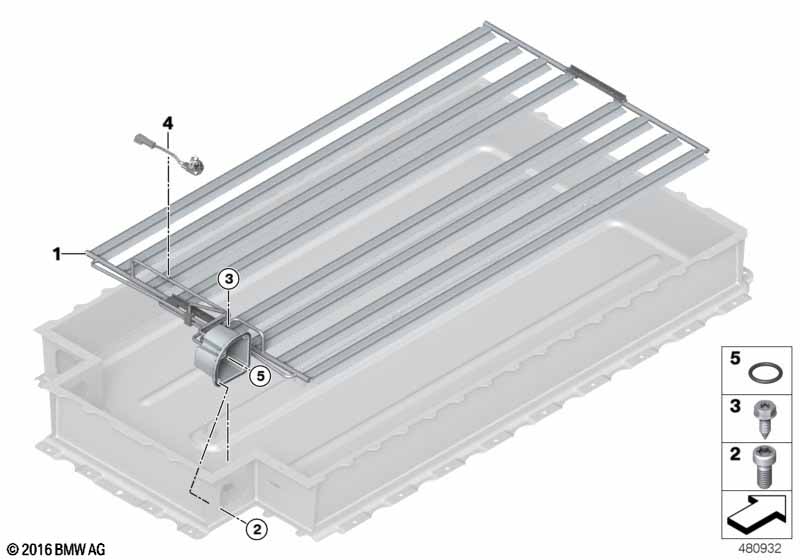 Radiateur hoogspanningsgeh