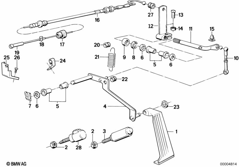 Gasbediening/bowdenkabel