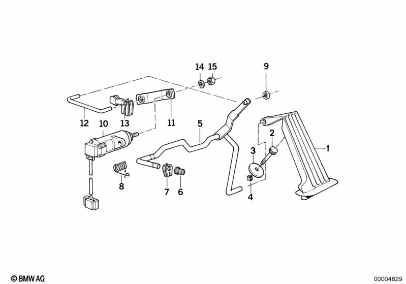 Voetpedal rijden-potentiometer