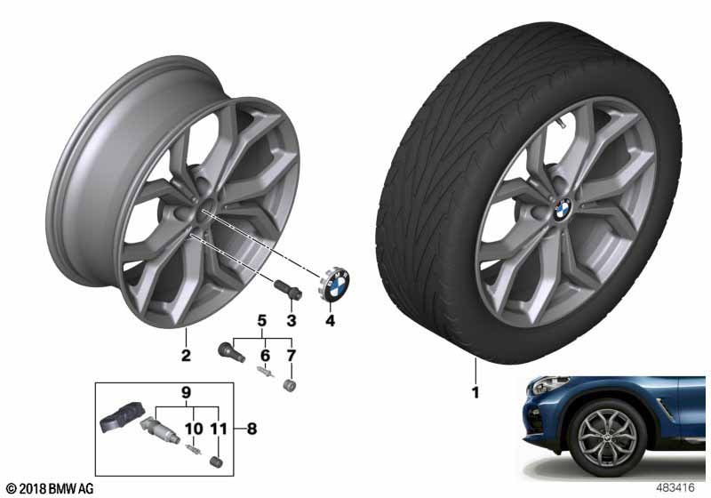 BMW LM Rad Y-Speiche 694 - 19"