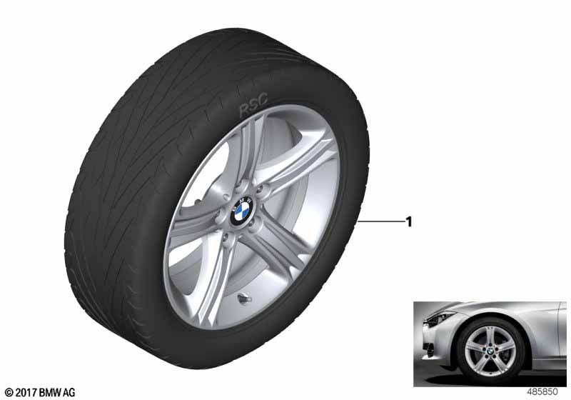 BMW LM velg sterspaak 393 - 17''