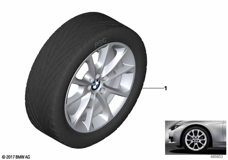 BMW LM velg V-spaak 398 - 18''