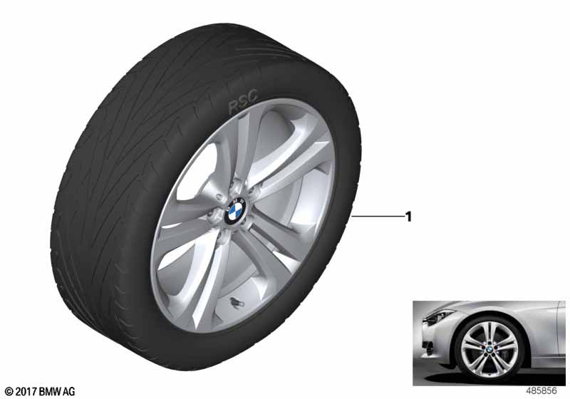 BMW LM velg dubbelspaak 401 - 19''