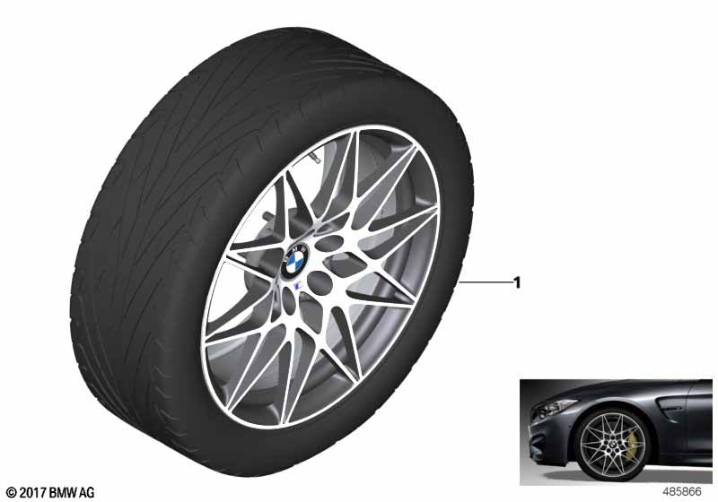 BMW LM wiel sterspaak 666M - 20"