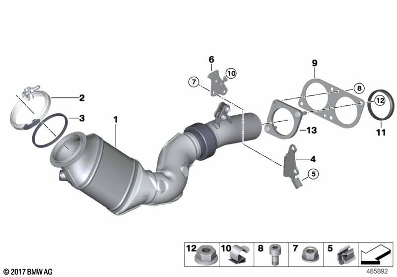 Katalysator dichtst bij motor