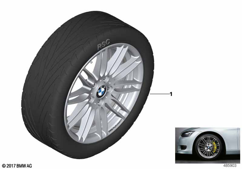 BMW Perf. LM velg dubbelspaak 269 - 19"