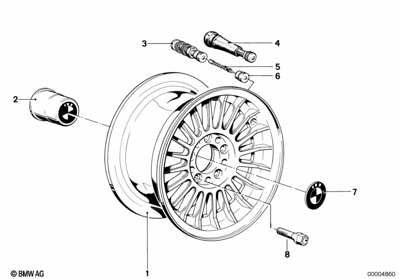 Velg van lichtmetaal