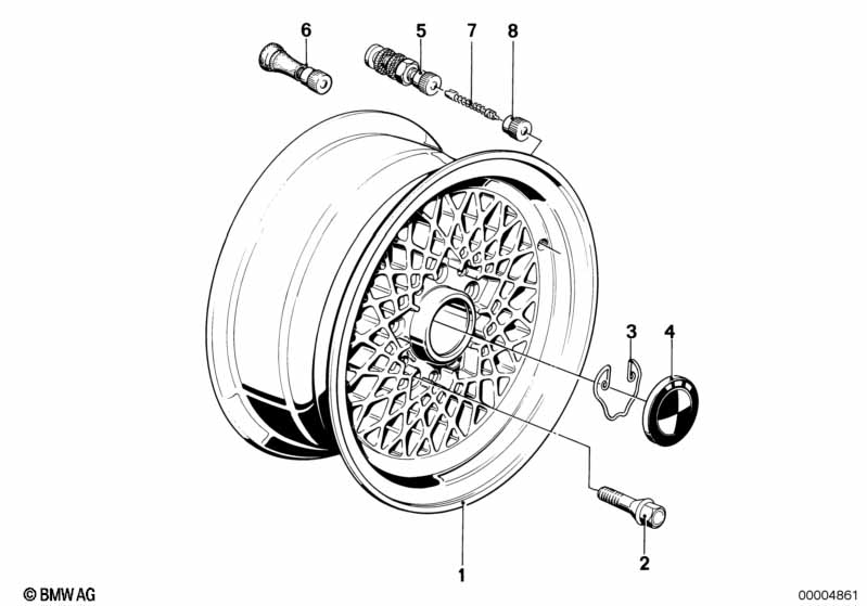 Velg van lichtmetaal