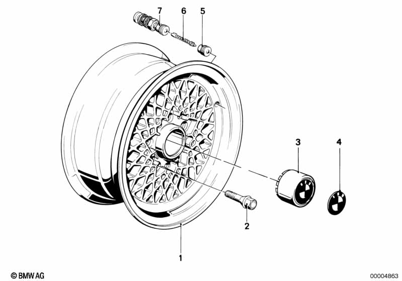 Velg van lichtmetaal