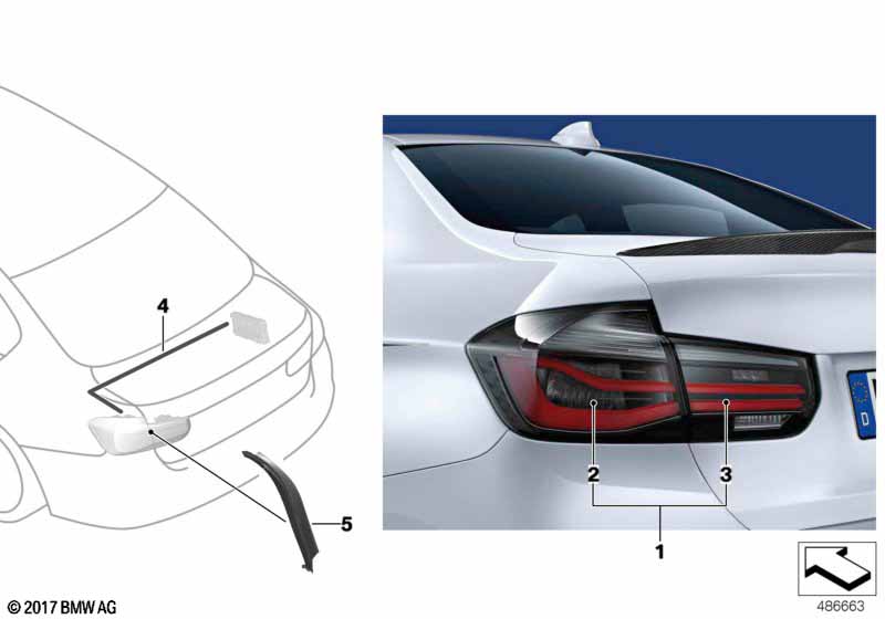 M Performance achterlichten