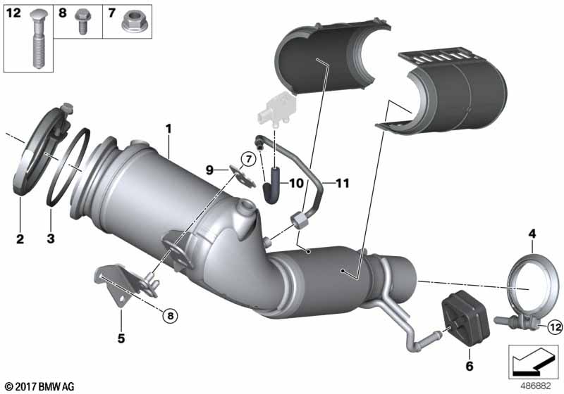 Katalysator dichtst bij motor