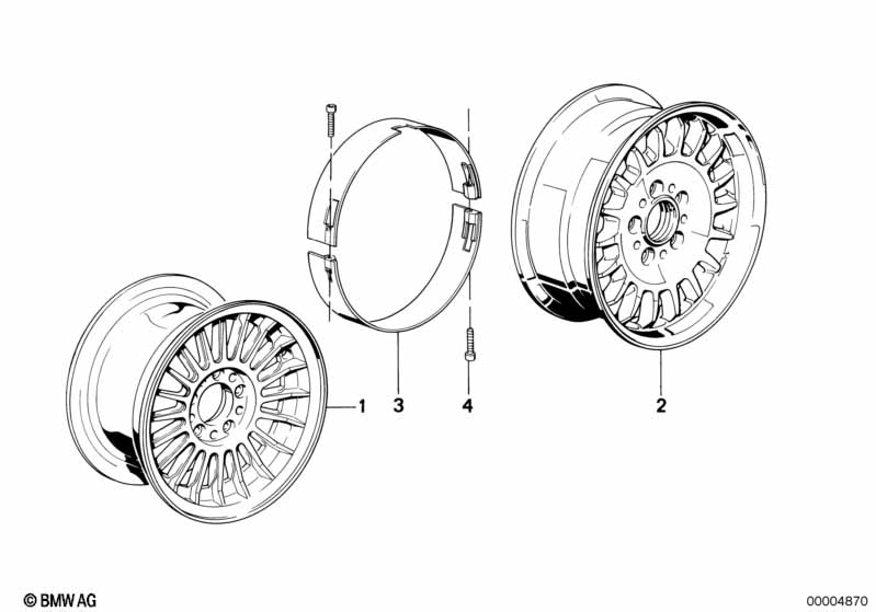 Velg van lichtmetaal