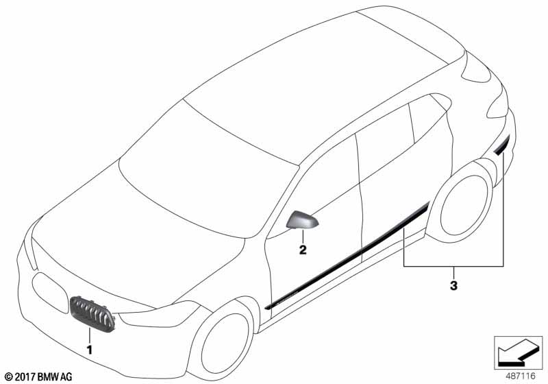 M Performance aerodynamica-accessoires