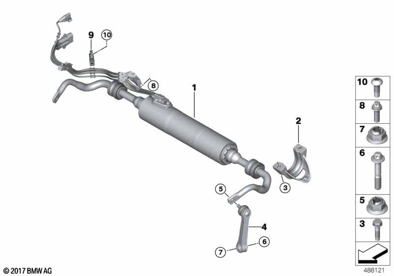 Stabilisator achter/Dynamic Drive