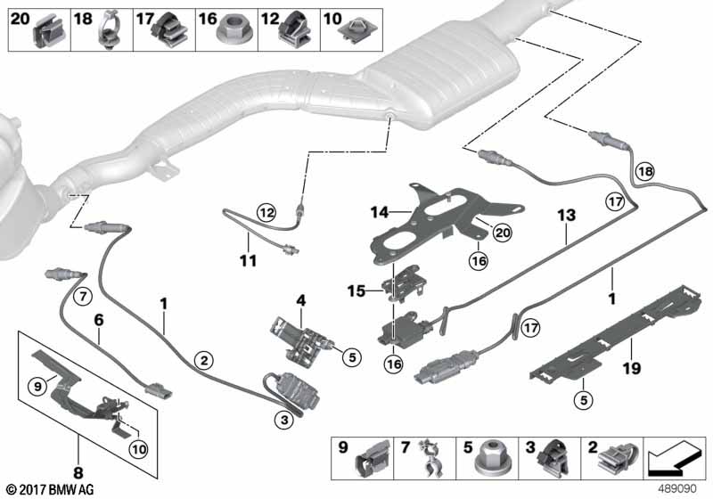 Uitlaatgassensoren / sonde NOX / SCR