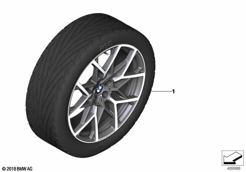 BMW LM-velg M Perf. Y-spaak 795M - 20"