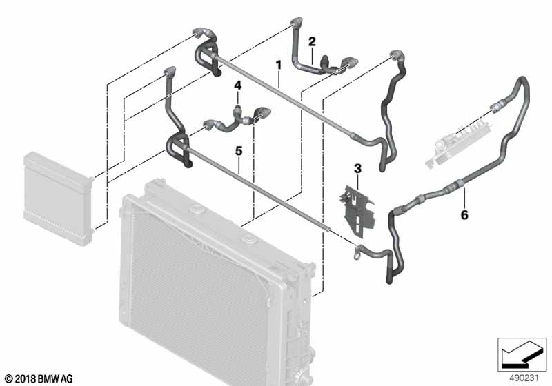 Koelsysteem - extern. Radiateur