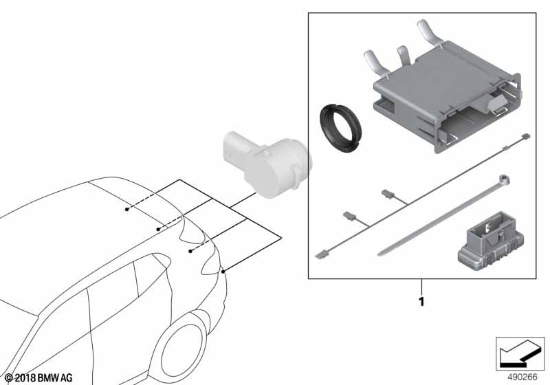 Modificatieset PDC achter