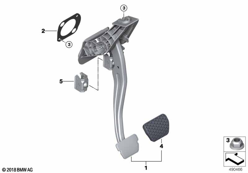 Pedalen automatische versnellingsbak