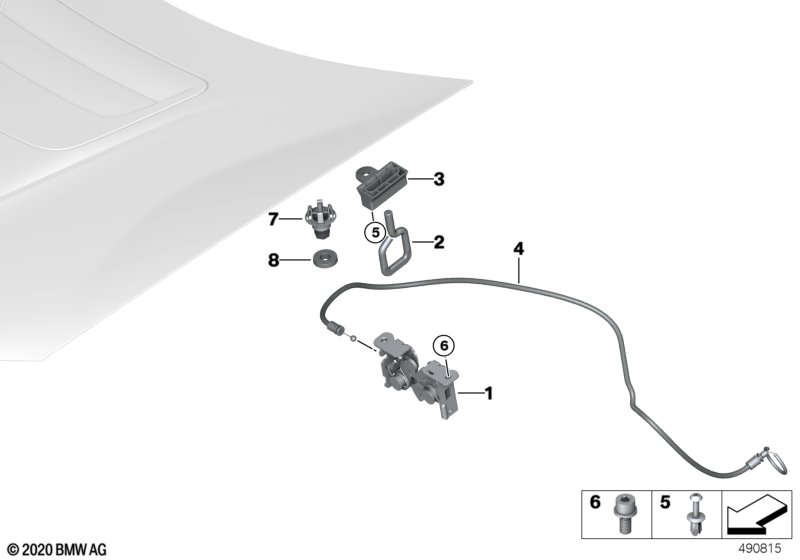 Motorkap / sluitsysteem