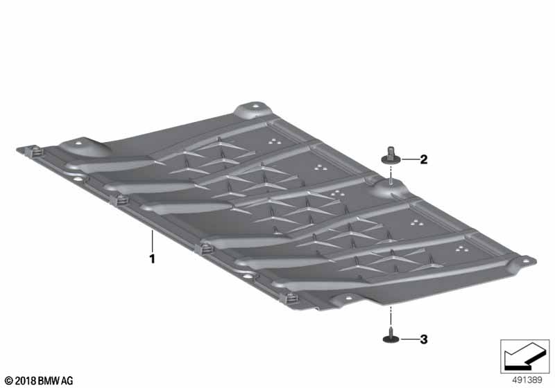 Avskerming motorruimte