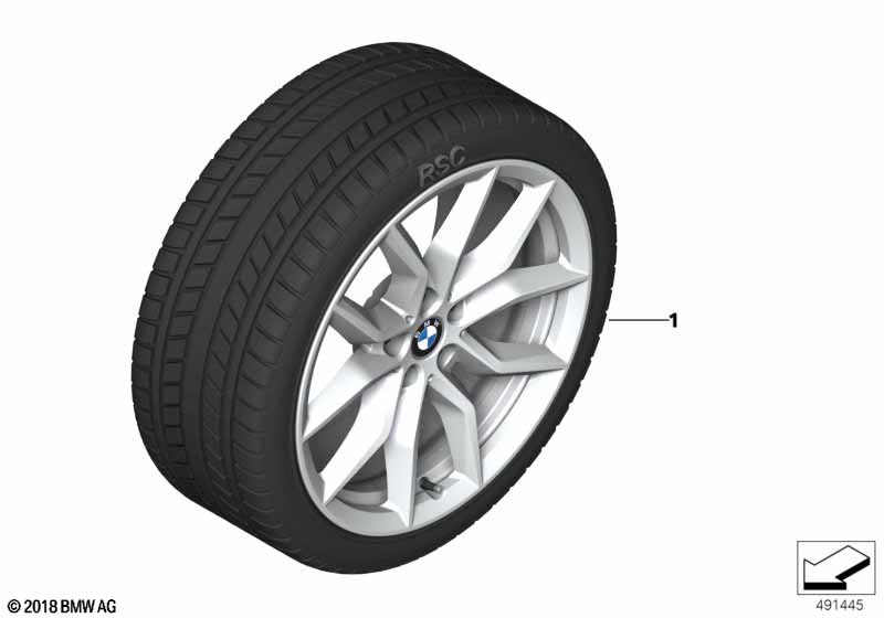 Spike/SC compl.winterwiel stijl 734-19"