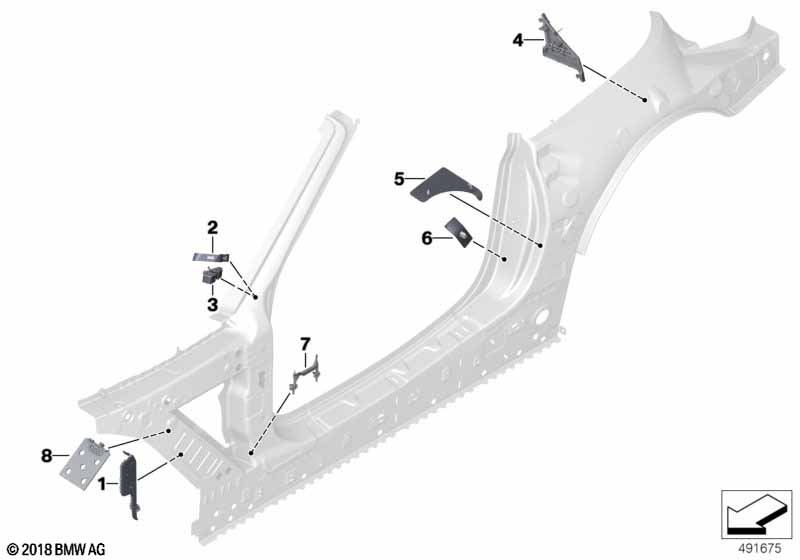 Avskerming van holle ruimtes, zijraam