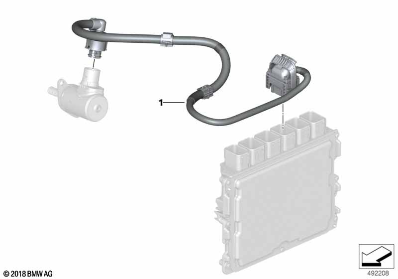 Kabelboom motor Valvetronic-stelmotor