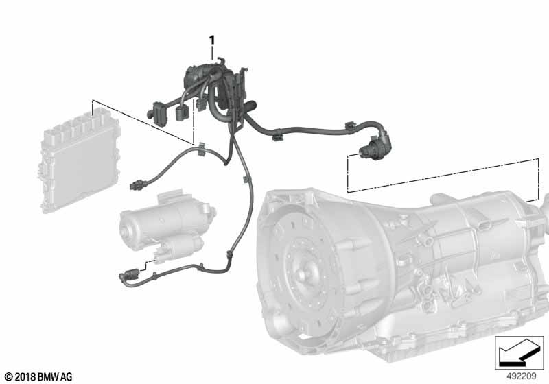 Kabelboom motor transmissiemodule