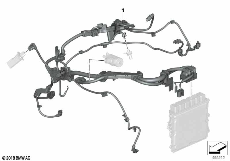 Draadbundel motor sensoren module 2