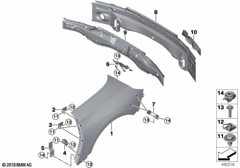 Zijpaneel/hekbekleidung