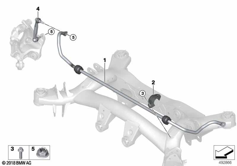 Stabilisator achter