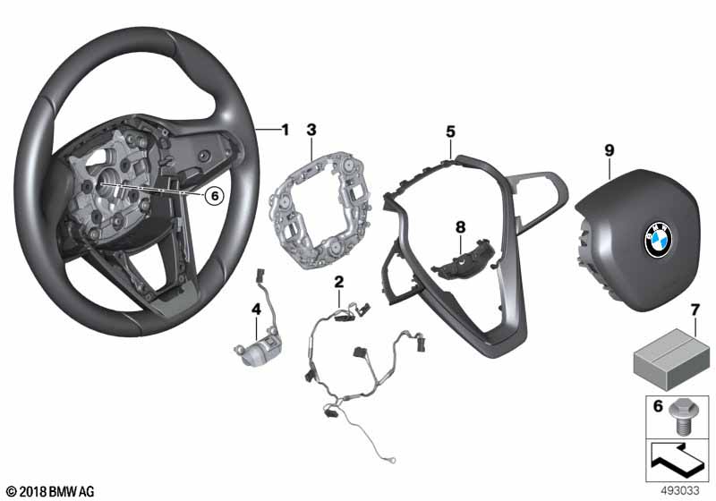 Sportstuurwiel airbag multifunct.