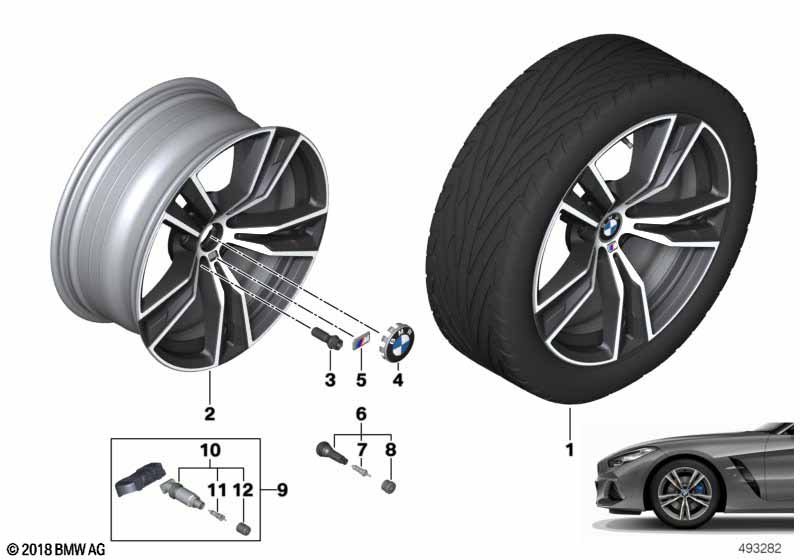 BMW lichtm.velg dubb.spaak 798M - 18"