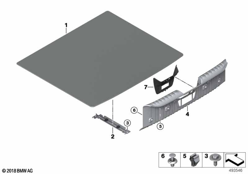 Bekleding bagageruimtebodem