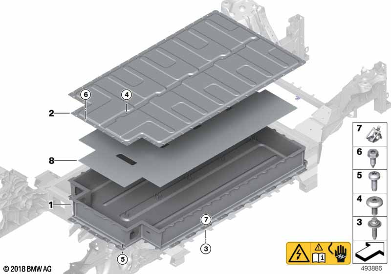 Huis hoogvoltage accueenheid