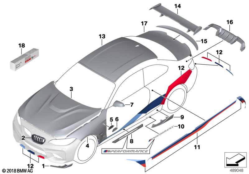 M Performance aerodynamica-accessoires