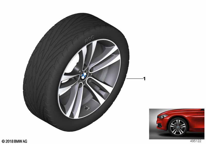 BMW LM velg dubbelspaak 397 - 18''