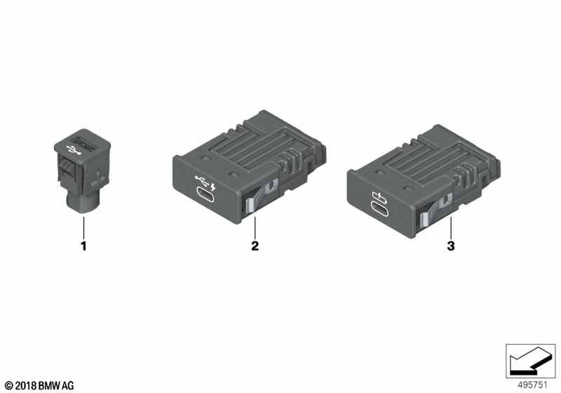 Afzonderlijke onderdelen USB