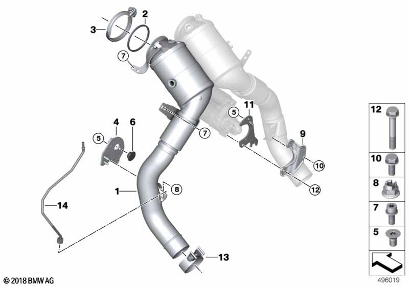 Katalysator dichtst bij motor