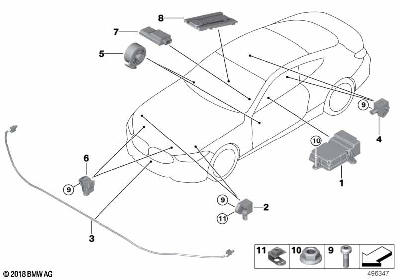 Elektro-onderdelen v airbag