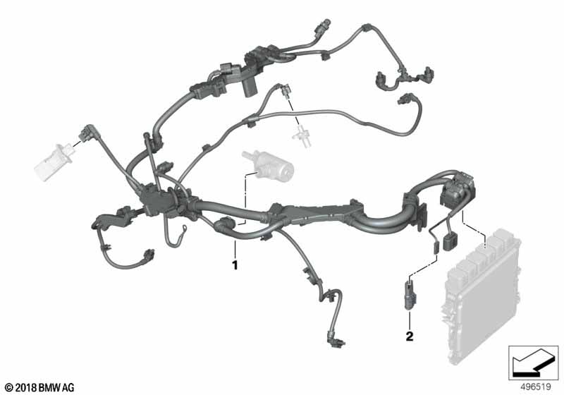 Draadbundel motor sensoren module 2