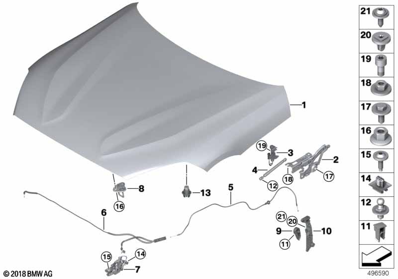 Motorkap / aanbouwdelen