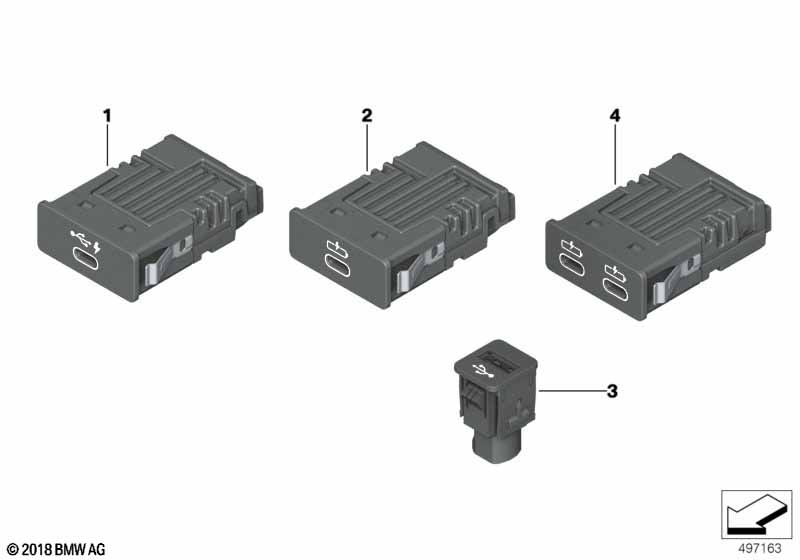 Afzonderlijke onderdelen USB