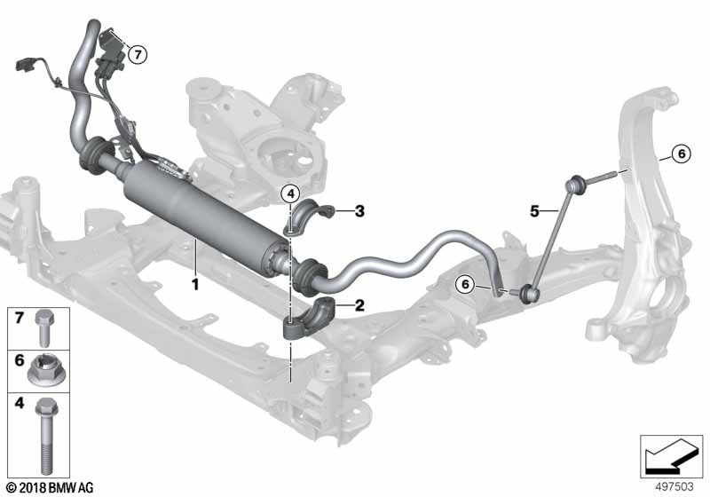 Stabilisator voor/Dynamic Drive