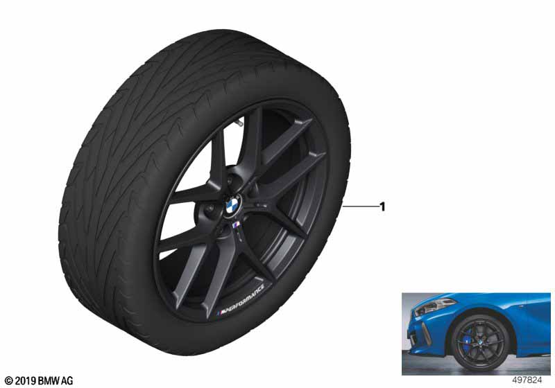 BMW LM-velg M Perf. Y-spaak 554M - 18"