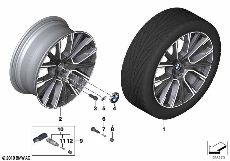 BMW LM-velg sterspaak 817M - 20"