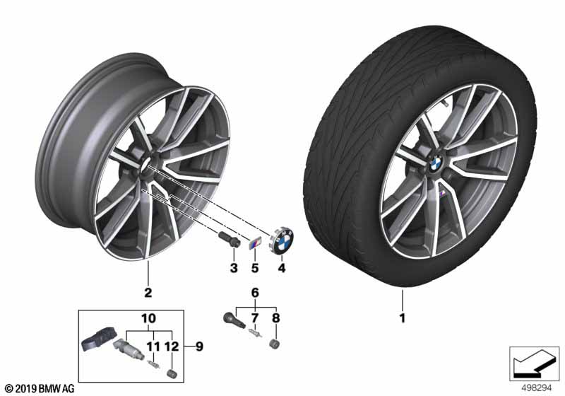 BMW LM wiel V-spaak 780M - 18"